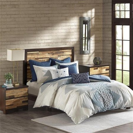 INK PLUS IVY KIDS INK Plus IVY II10-762 Nova Comforter Mini Set; Blue - King & California King Size II10-762